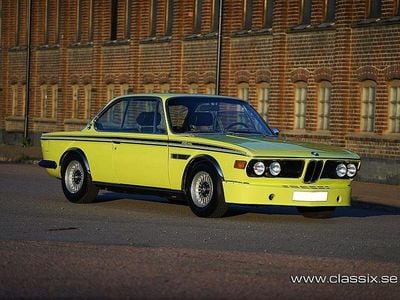 Begagnad BMW 3.0CSL 345 HK (253 kW) 1973 Gul Sportkupé
