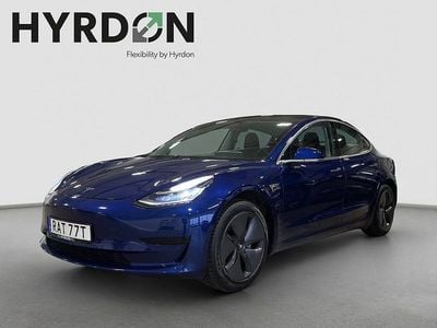 Begagnad Tesla Model 3 Standard Range Plus 366 kW (498 HK) 2019 Blå Sedan