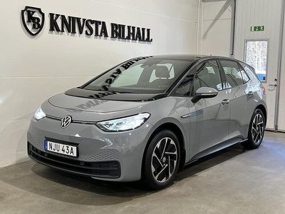 Begagnad VW ID.3 Pro Performance 150 kW (204 HK) 2020 Grå Halvkombi