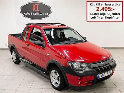 Röd Begagnad 2008 Fiat Strada Pickup | 39 000 kr