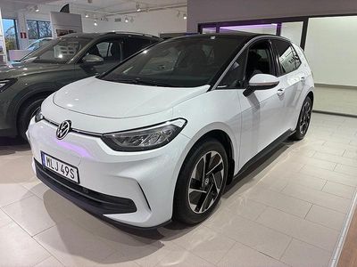 Ny VW ID.3 Pure 125 kW (170 HK) 2026 Vit Halvkombi