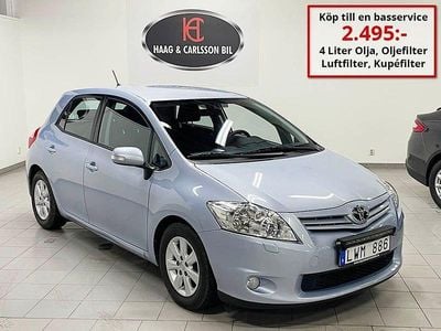 Blå Begagnad 2011 Toyota Auris Halvkombi | 59 000 kr (Marknadspris)