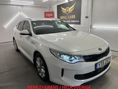 begagnad Kia Optima Hybrid Plug-in Automat Euro 6 205hk VÄLUTRUSTAD