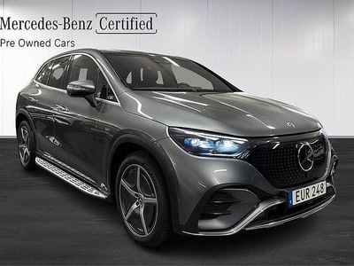 Begagnad Mercedes EQE500 AMG line 300 kW (408 HK) 2023 Grå SUV