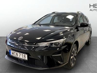 Svart (black) Begagnad 2022 MG MG5 EV Comfort Kombi | 184 900 kr (Marknadspris)