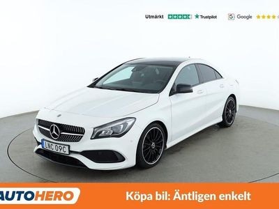 Vit Begagnad 2019 Mercedes CLA200 AMG line Sportkupé | 233 000 kr (Marknadspris)