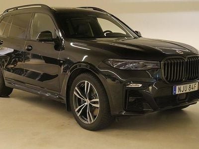 Svart Begagnad 2022 BMW X7 Executive SUV | 869 000 kr (Marknadspris)