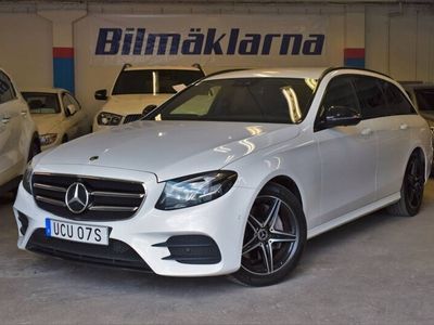 begagnad Mercedes E220 T d/ 4M/ AMG/ NIGHT/ D-VÄRM/ DRAG/ NAV