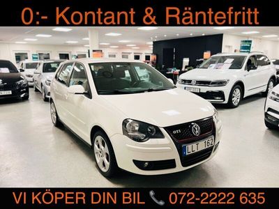 begagnad VW Polo GTI 1.8-Nyservad-150hk-Mvärmare-LÅGMIL-Euro4