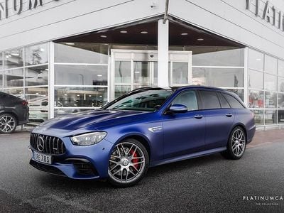 Blå Begagnad 2021 Mercedes E63S AMG AMG Kombi | 979 000 kr (Lite dyr)
