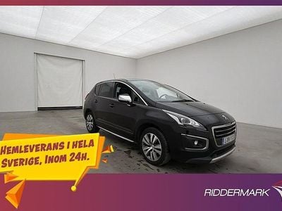 Svart Begagnad 2015 Peugeot 3008 Allure Kombi | 118 900 kr (Marknadspris)