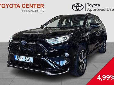 Svart Begagnad 2021 Toyota RAV4 Hybrid Active SUV | 369 900 kr (Marknadspris)