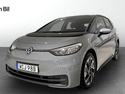 Begagnad VW ID.3 Pro Performance 150 kW (204 HK) 2020 Grå Halvkombi