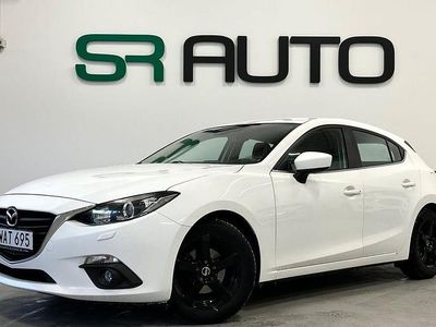 Begagnad Mazda 3 Inclusive 101 HK (74 kW) 2014 Vit Halvkombi