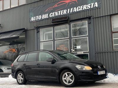 Begagnad VW Golf VII 105 HK (77 kW) 2014 Svart Kombi