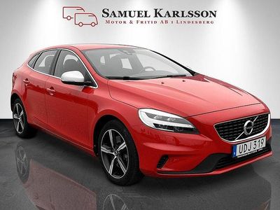 Röd Begagnad 2017 Volvo V40 R-Design Kombi | 229 900 kr (Lite dyr)