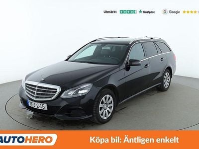 Svart Begagnad 2016 Mercedes E220 Kombi | 182 000 kr (Bra pris)