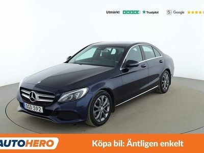 Blå Begagnad 2016 Mercedes C180 Avantgarde Sedan | 206 000 kr (Marknadspris)