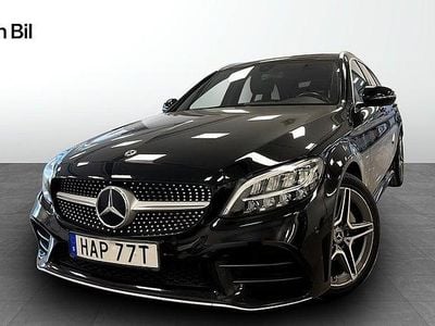 Svart Begagnad 2019 Mercedes C200 Kombi | 264 900 kr (Marknadspris)