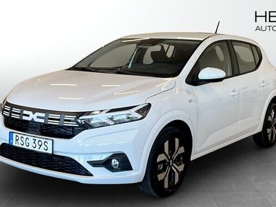 Vit (white) Ny 2025 Dacia Sandero Expression Halvkombi | 219 900 kr (Marknadspris)