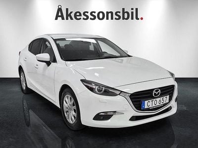 Begagnad Mazda 3 Vision 105 HK (77 kW) 2016 Vit Sedan
