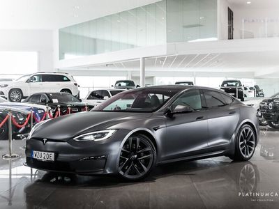 begagnad Tesla Model S Plaid 1020hk 2023 / XPEL / Kolfiber / Låga mil