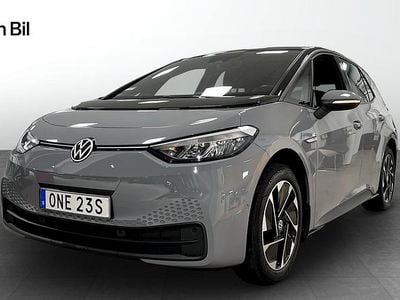 Begagnad VW ID.3 Pro Performance 150 kW (204 HK) 2022 Moonstone grey black Halvkombi