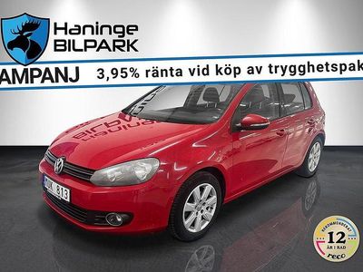 Röd Begagnad 2012 VW Golf VII Halvkombi | 69 995 kr (Marknadspris)