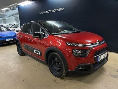 Röd Begagnad 2022 Citroën C3 PureTech Halvkombi | 179 900 kr (Lite dyr)
