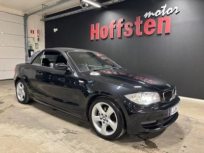 Begagnad BMW 120 Cabriolet Advantage 177 HK (130 kW) 2009 Svart Cab