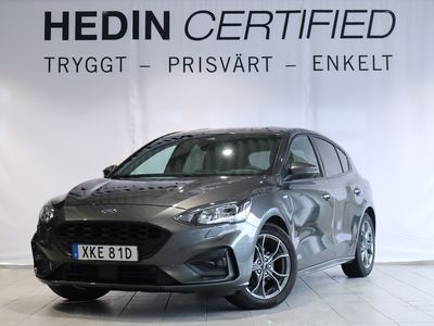 begagnad Ford Focus 5D ST-line 1.0 125hk / ACC / B-Kamera / Låga mil / MOMS