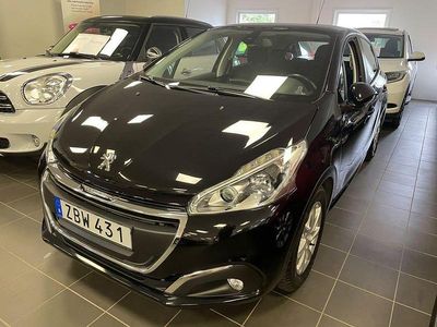 Svart Begagnad 2017 Peugeot 208 Halvkombi | 86 900 kr (Lite dyr)