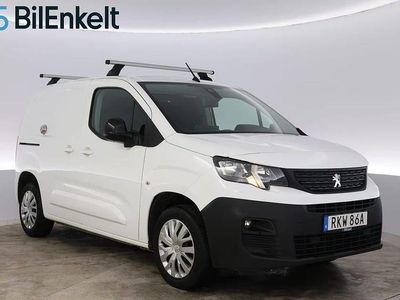 Vit Begagnad 2021 Peugeot Partner Minibuss | 219 800 kr (Lite dyr)