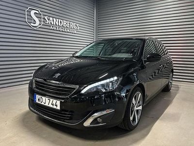 Begagnad Peugeot 308 SW Allure 131 HK (96 kW) 2015 Svart Kombi