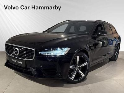 Begagnad Volvo V90 R-Design 397 HK (291 kW) 2020 Svart Kombi