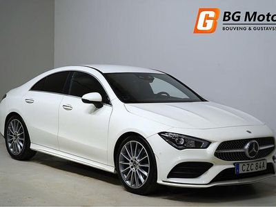 Begagnad Mercedes CLA220 AMG line 190 HK (139 kW) 2019 Vit (polar white) Sedan