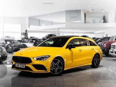 Gul (solgul) Begagnad 2019 Mercedes CLA35 AMG Shooting Brake AMG Kombi | 419 000 kr