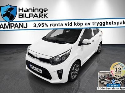 Vit Begagnad 2021 Kia Picanto Advance Halvkombi | 139 995 kr (Marknadspris)