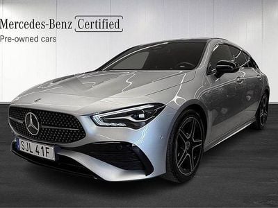 Begagnad Mercedes CLA200 Shooting Brake AMG Line Premium 163 HK (119 kW) 2024 Silver Kombi
