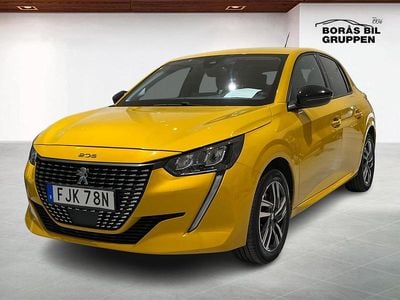 Gul Begagnad 2022 Peugeot 208 Allure Halvkombi | 159 000 kr (Bra pris)