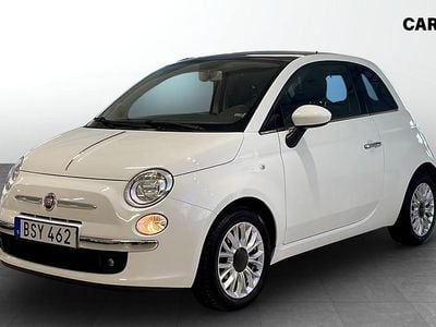 Vit Begagnad 2014 Fiat 500 Lounge Halvkombi | 79 900 kr (Marknadspris)