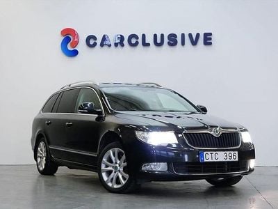 Begagnad Skoda Superb 141 HK (103 kW) 2012 Svart Kombi