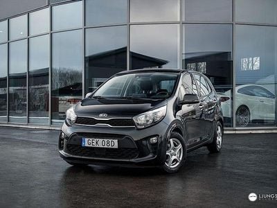 Svart Begagnad 2021 Kia Picanto Advance Halvkombi | 139 900 kr (Marknadspris)