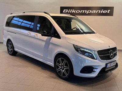 Vit Begagnad 2020 Mercedes V300 Avantgarde Minibuss | 679 900 kr