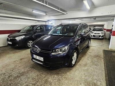 Begagnad VW Touran 150 HK (110 kW) 2011 Mörkblå Minibuss