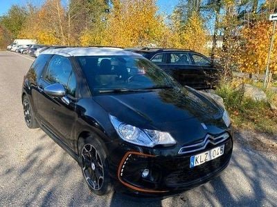 Begagnad Citroën DS3 120 HK (88 kW) 2010 Svart Halvkombi