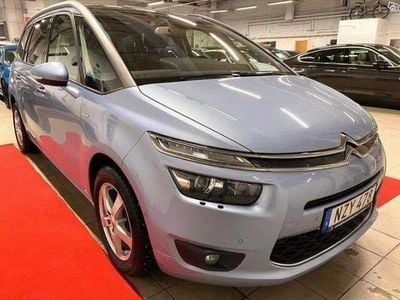 Begagnad Citroën Grand C4 Picasso 116 HK (85 kW) 2013 Den vackra ljusblå färgen Minibuss