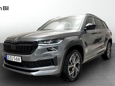 Graphite grey metallic Begagnad 2021 Skoda Kodiaq SportLine SUV | 406 900 kr (Lite dyr)