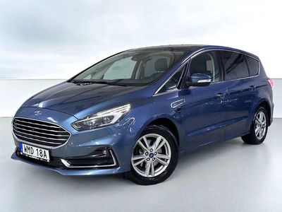 Blå Begagnad 2019 Ford S-MAX S Minibuss | 179 900 kr (Marknadspris)