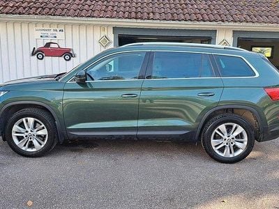 Grön (grön metallic) Begagnad 2018 Skoda Kodiaq SUV | 299 000 kr (Marknadspris)